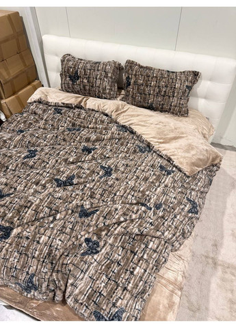 Велюровое постельное белье двуспальное Vishnya (365715702)