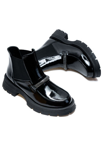 Осенние ботинки 01271 черные Bengzo Baldini