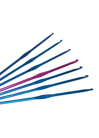 Гачок для в'язання металевий кольоровий №3.5/15см FROM FACTORY KС035 (335396037)