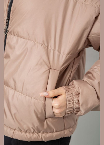 Бежевая демисезонная куртка женская демисезонная Ager 102R5273