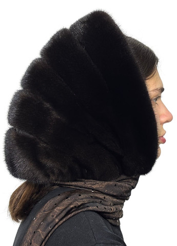 Норковый платок женский Меховой Стиль Ракушка (261333030)