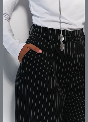 Женские палаццо в тонкую полоску светло-молочные Arjen (300584810)