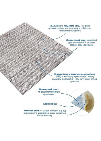 Самоклеющаяся декоративная 3D панель белый бамбук 700x700x8.5мм (071) Sticker Wall (301873110)