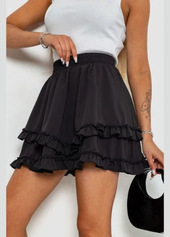 Спідниця однотонна коротка чорна однотонна розмір L-XL (sku_102R5254) No Brand (327819249)