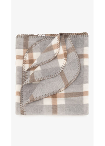 Плед флисовый с принтом Полар 181249 130х160 см Серо-бежевый shop (4820121672247) No Brand (362893522)