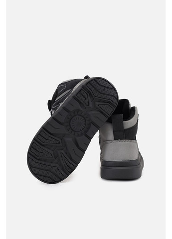 Серые осенние ботинки для мальчика цвет серый цб-00279229 Yuki