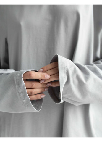 Унісекс лонгслів оверсайз котон (0012700BEL3XL) Casual Trend №127 - (361029274)