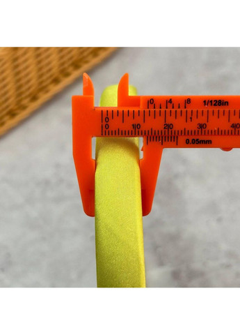 Обруч для волосся атласний 13 мм - жовтий Plus-plus (352744206)