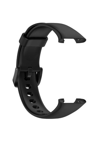 Силиконовый ремешок для Xiaomi Mi Band 7 PRO (совместимый). Цвет: ЧЕРНЫЙ. No Brand (370101854)