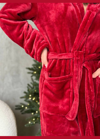Мʼякий плюшевий халат з капюшоном Vakko (311504353)