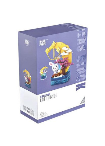 Конструктор (1230) Loz Горщик із пензликом для місячного кролика (366521824)