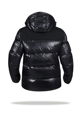 Черная зимняя пуховик мужской nf 22722 Freever