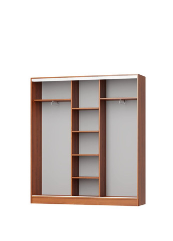Шкаф-купе трехдверный Стандарт AL 3ДСП 230x45x210 см (MBS-2847) MebelStar (346288347)
