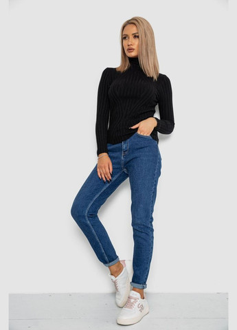 Гольф жіночий однотонний, колір чорний, Ager (302499726)