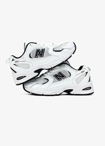 Кросівки жіночі і чоловічі New Balance 530 white | Нью Беланс 530 білі всесезони (317186520)
