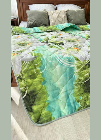 Одеяло гипоаллергенное с хлопковым наполнителем стеганное 215х145 (П4К-lito-kovdra-001/7-03) No Brand (306633786)