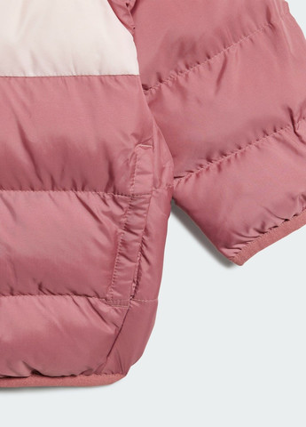 Розовая демисезонная куртка synthetic down adidas