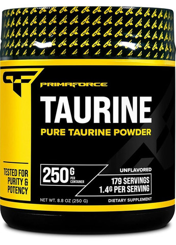 Таурин Taurine Powder 250gr (Unflavored) Primaforce (285786157)