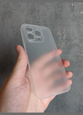 Ультратонкий чехол для iPhone 15 Pro матовый пластик Ultimate Experience (322287821)