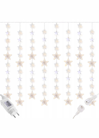 Гирлянда бахрома уличная (наружная) 2 м 180 LED CL4004 Warm White Springos (322063063)