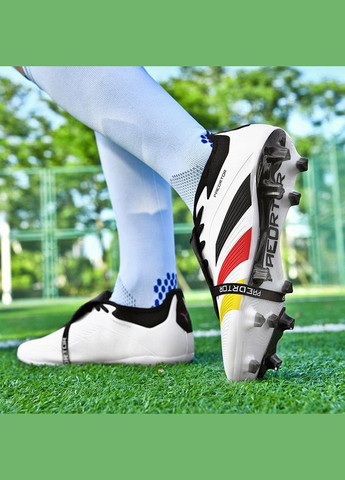 Белые футбольные бутсы No Brand без шнурков