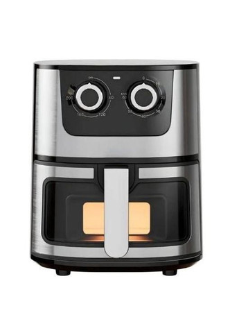 Аерофритюрниця RB-2269 аерогриль електрична фритюрниця з таймером 10 програм 8 л Чорний 4200 Вт Rainberg (307359190)