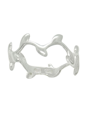 Срібна каблучка "Гілочка і листочки" 19 No Brand (350667477)