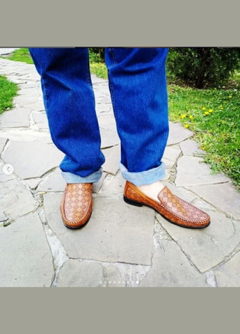 , брендові, чоловічі туфлі з перфорацією на низькому підборі 42 (27 см) коричневі Sherlock Soon 609 (331167064)