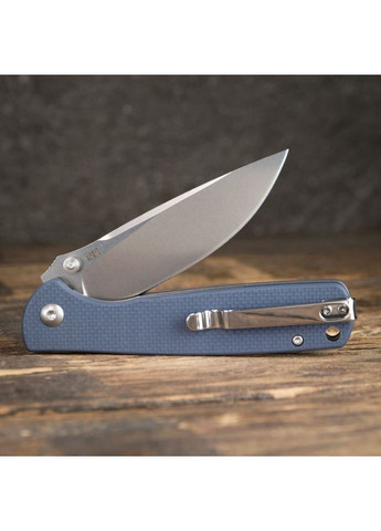 Складной нож G6805-GY - сталь 8Cr14, серая рукоять G10 Ganzo (365820356)