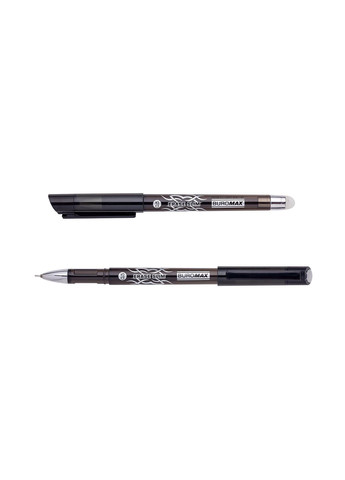 Ручка гелева ПишиСтирай Erase Slim 0,5 мм, чорне чорнило BM.8300-02 (4823078962485) Buromax (292707677)