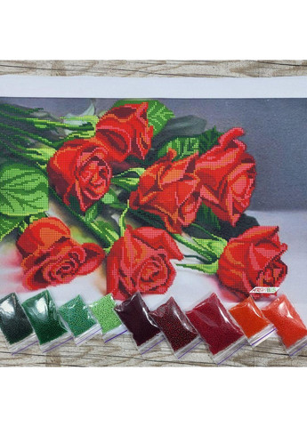 НАБОР ARHIBIS 3413 Семь роз, набор для вышивания бисером картины Dana (369666254)