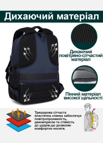 Рюкзак для ноутбука 15.6" 18575 синий Bruno Cavalli (380047554)