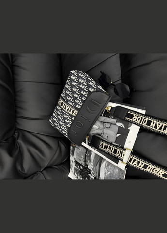 Сумка Крістіан Діор крос-боді синій текстиль No Brand (322452468)