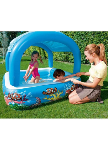 Басейн дитячий надувний зі знімним навісом об'єм 265л (52192) Bestway (351387495)