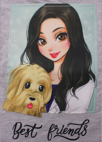 Туника 13158 Меланжевый Breeze (306545014)