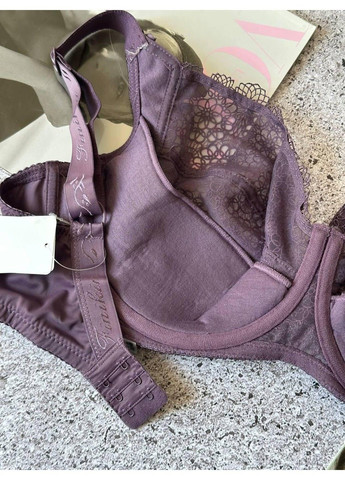 Бузковий базовий бюстгальтер з м’якими чашками фіолетовий Finikin