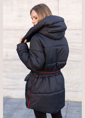 Черная зимняя зимняя куртка магда (01123-green46) MioRichi