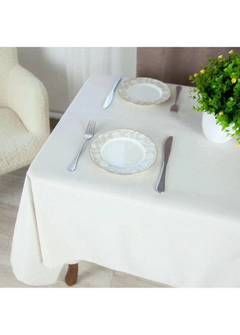 Скатерть водоотталкивающая Aquastop Milky White С-04223-30312 120х150 см молочно-белая ТЕП (319551669)