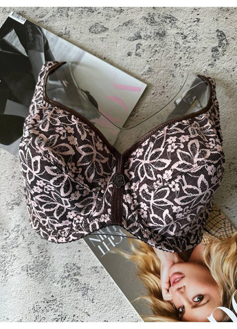 Коричневий коричневий бюстгальтер великих розмірів на чашку h Lanny Mode