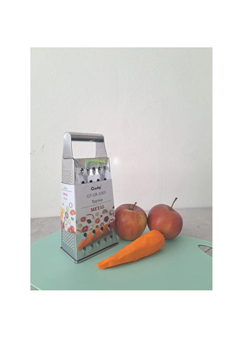 Терка METAL четырехсторонняя с округлой ручкой 20см GT-GR-1003 (126977) Gusto (305573177)