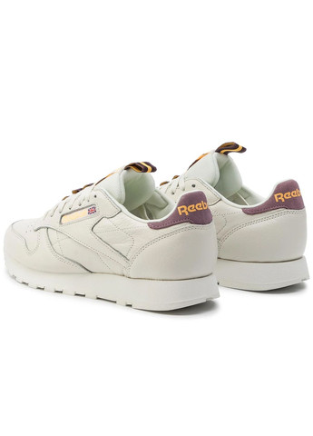 Бежевые кроссовки мужские Reebok CL LEATHER MU