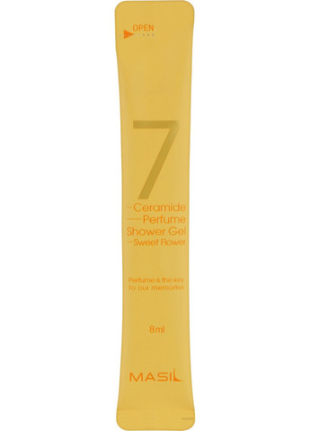 Гель для душа с ароматом сладких цветов 7 Ceramide Perfume Shower Gel Sweet Flower 8ml (1370346-31160547) MASIL (368601635)