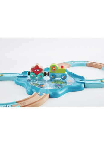 Іграшкова залізниця Підводний світ 15 елементів () Hape E3827 (366578429)