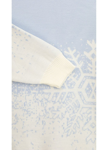 Блакитний зимовий джемпер з візерунком жіночий on me 10976 shop (2000990800763) Park Karon