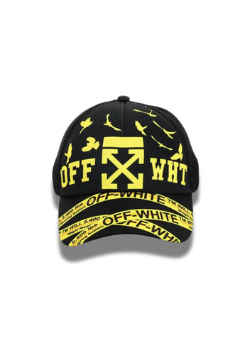 Летняя кепка с сеткой Офф-Вайт / Off-White No Brand Кепка із сіткою та принтом (335007741)