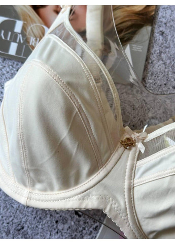 бюстгальтер с хлопковой подкладкой айвори Lanny Mode