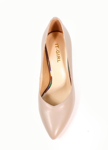 It-Girl Жіночі туфлі туфлі-човники пудровий з натуральна шкіра, — літо (317243208)