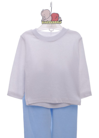 Блакитний демісезонний костюм із довгим рукавом для хлопчика трикотажний скейт блакитний 80 см (36839) BABYKROHA