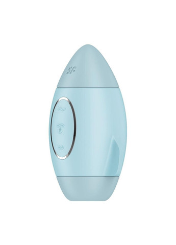 Вакуумний стимулятор з вібрацією Mission Control Blue, 2 незалежні мотори Satisfyer (303895000)