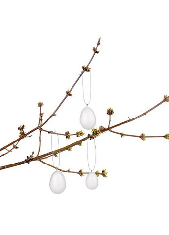 Пенопластовая заготовка Яйцо 743074 3 шт белая Santi (364757954)